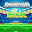 Match Football Brazil or Argentina